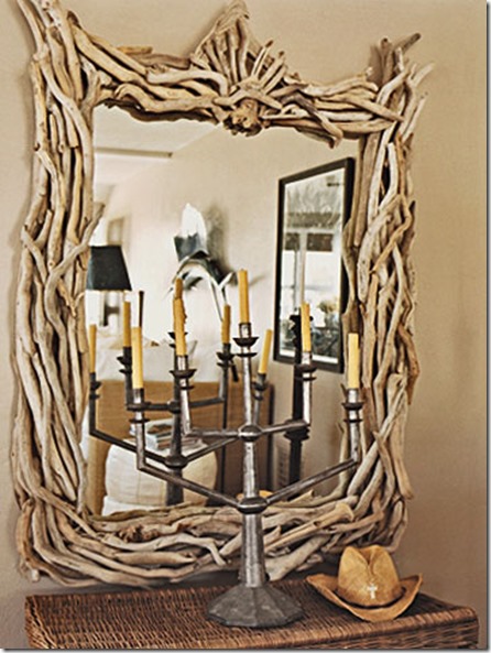 frame with recycled wood