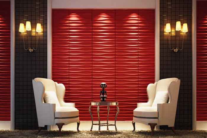 Bamboo fiber panels for wall covering