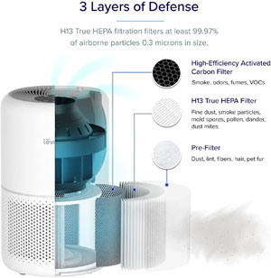air purifier with HEPA filter