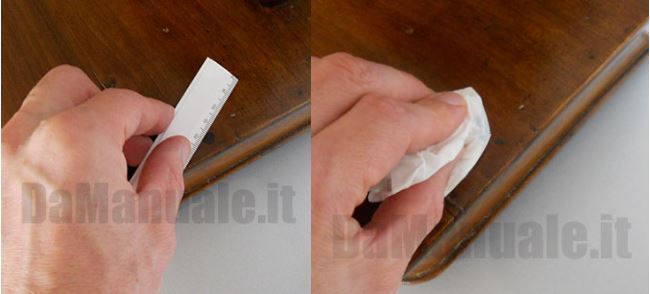 remove wax excess
